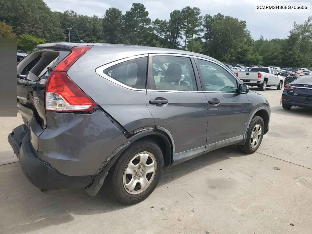 2014 Honda Cr-V Lx VIN: 3CZRM3H36EG706656 Lot: 70249084