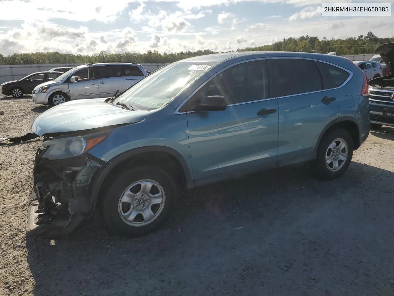 2014 Honda Cr-V Lx VIN: 2HKRM4H34EH650185 Lot: 70316474