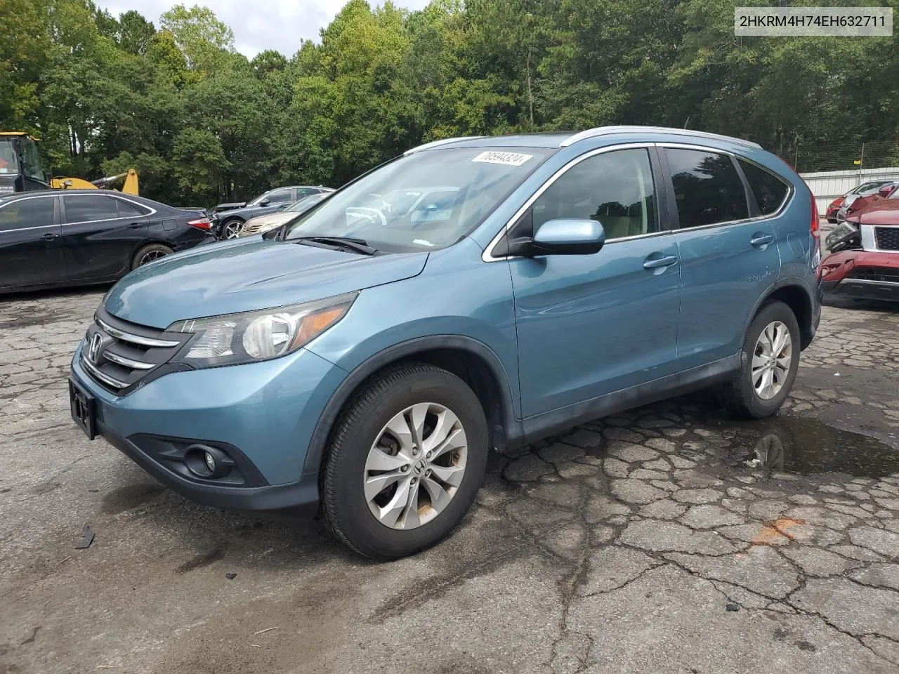 2HKRM4H74EH632711 2014 Honda Cr-V Exl