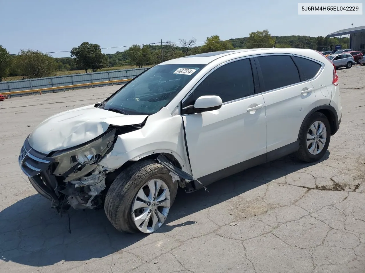 2014 Honda Cr-V Ex VIN: 5J6RM4H55EL042229 Lot: 70813274