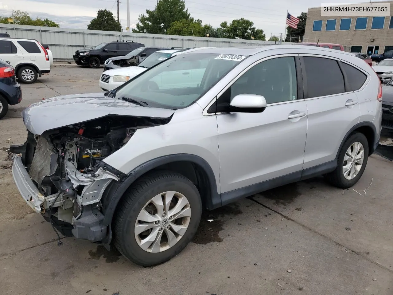 2HKRM4H73EH677655 2014 Honda Cr-V Exl