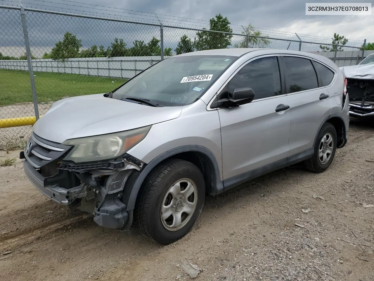 2014 Honda Cr-V Lx VIN: 3CZRM3H37EG708013 Lot: 70954204