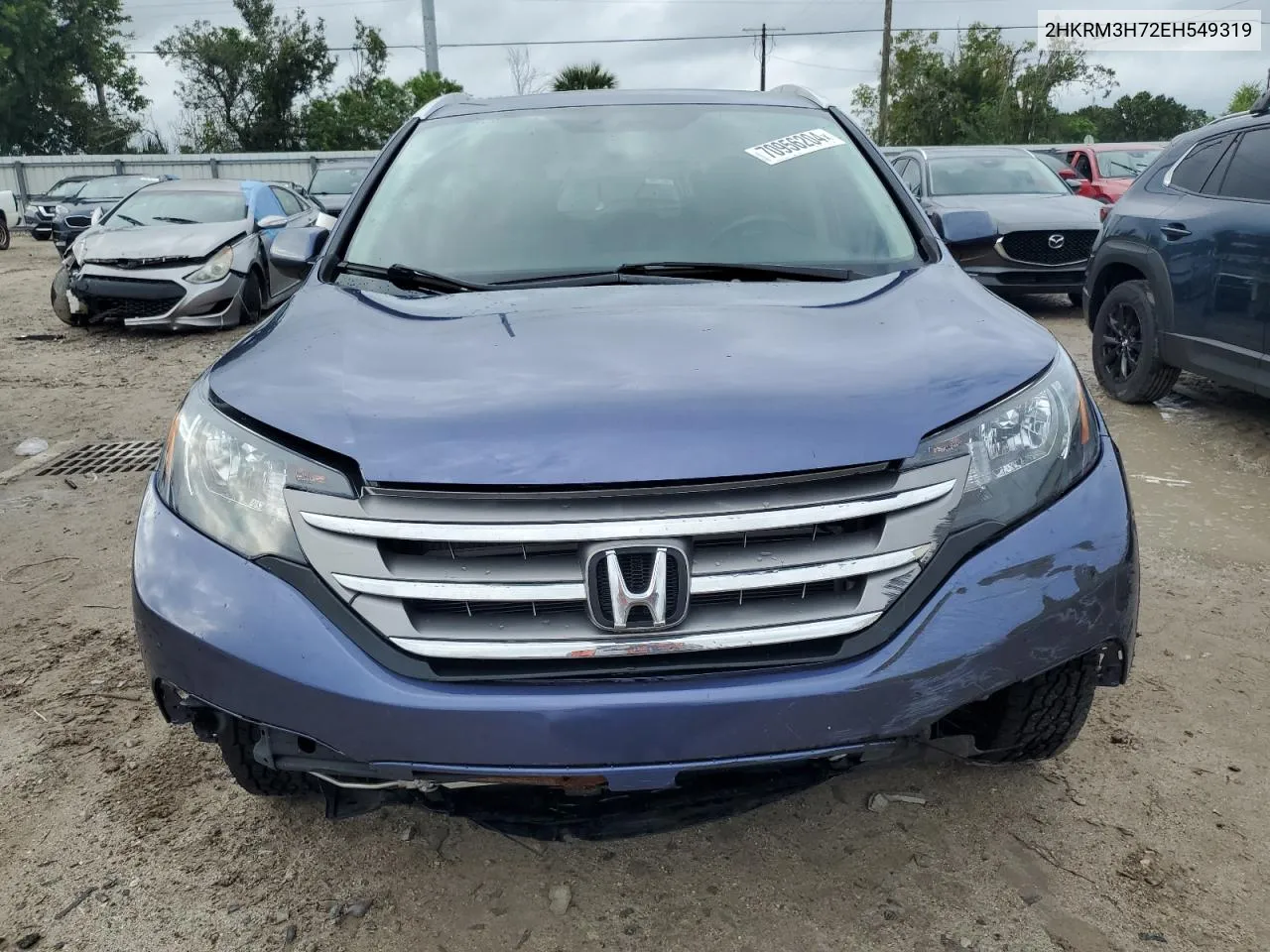 2014 Honda Cr-V Exl VIN: 2HKRM3H72EH549319 Lot: 70956204