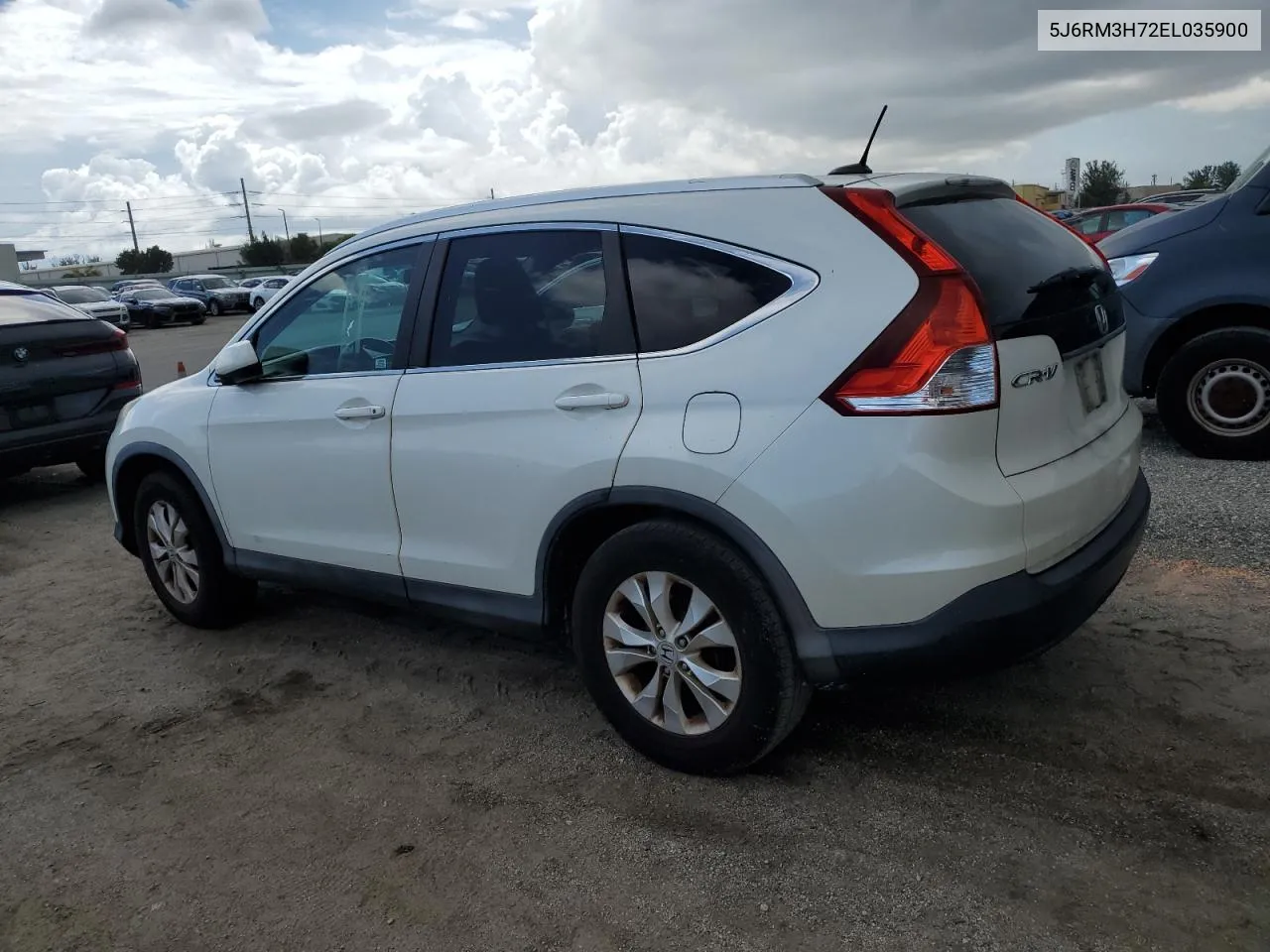 2014 Honda Cr-V Exl VIN: 5J6RM3H72EL035900 Lot: 70995624