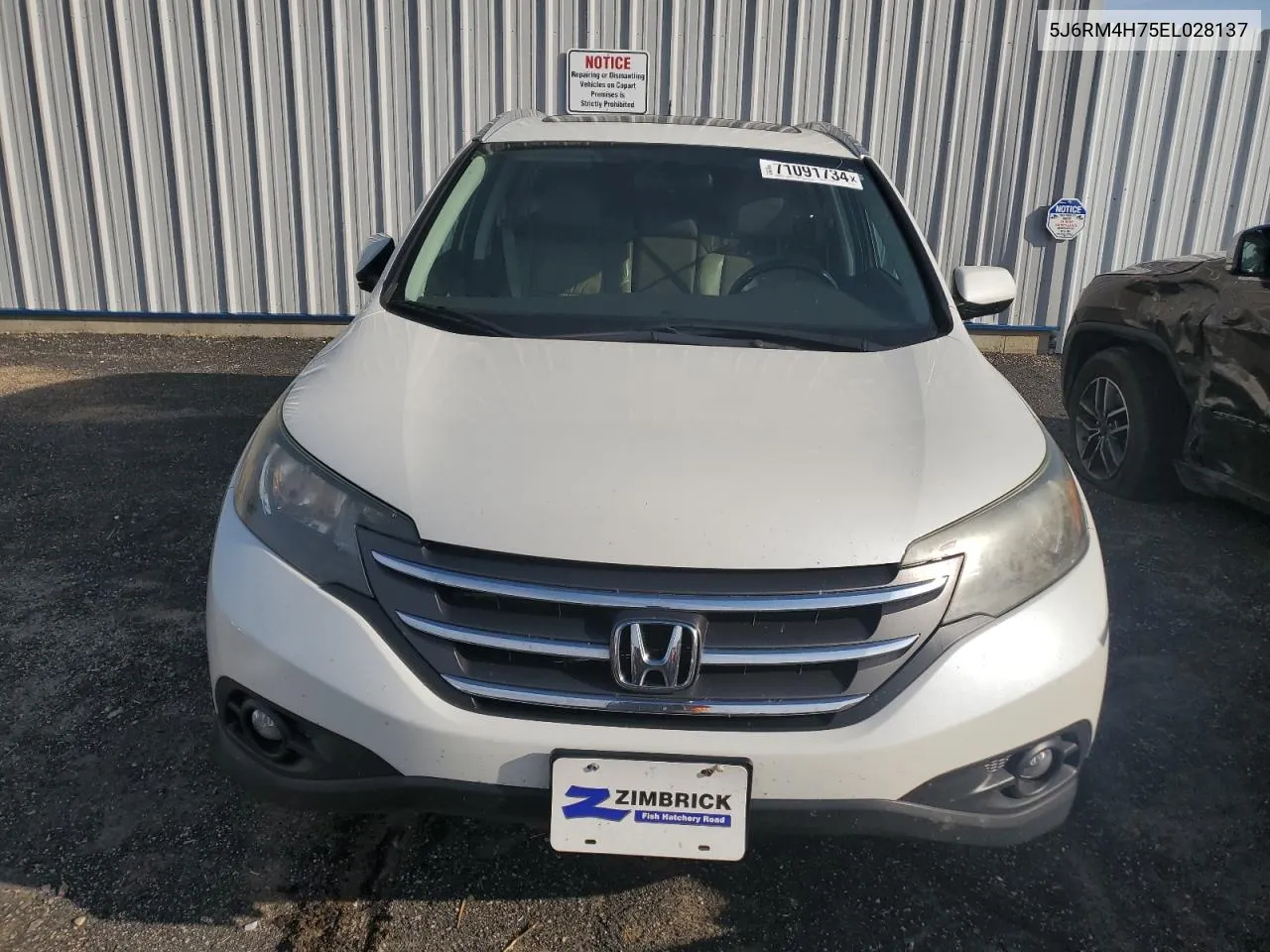 5J6RM4H75EL028137 2014 Honda Cr-V Exl