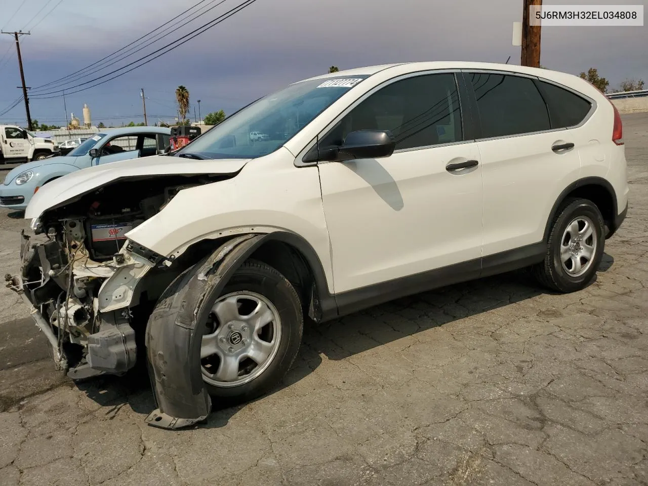 2014 Honda Cr-V Lx VIN: 5J6RM3H32EL034808 Lot: 71127774