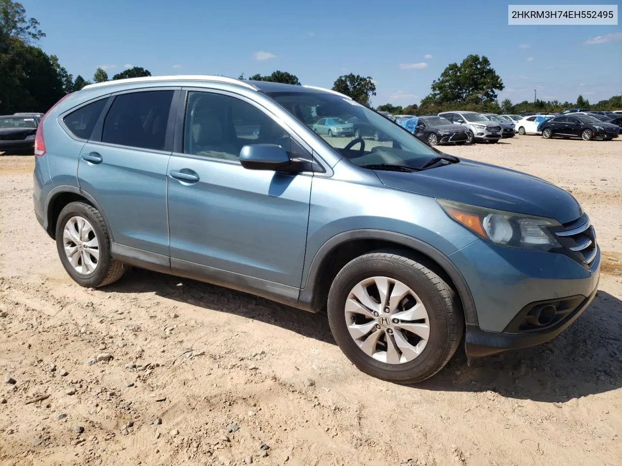 2014 Honda Cr-V Exl VIN: 2HKRM3H74EH552495 Lot: 71176134