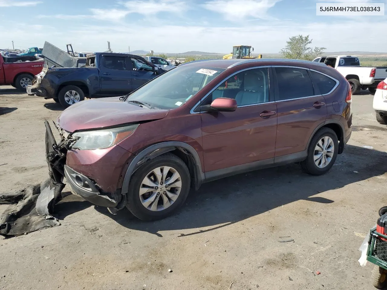 5J6RM4H73EL038343 2014 Honda Cr-V Exl