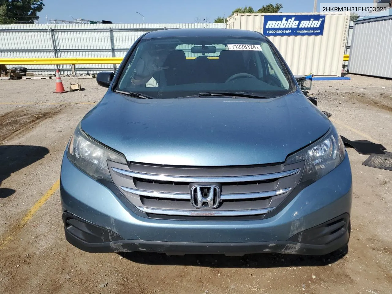 2014 Honda Cr-V Lx VIN: 2HKRM3H31EH503025 Lot: 71228124