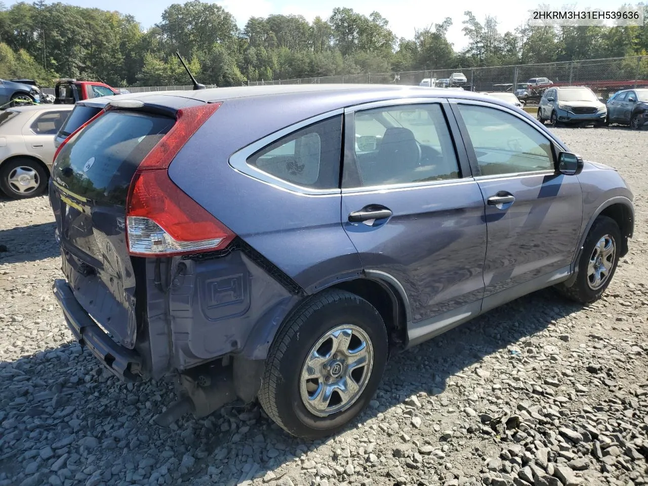 2014 Honda Cr-V Lx VIN: 2HKRM3H31EH539636 Lot: 71246084