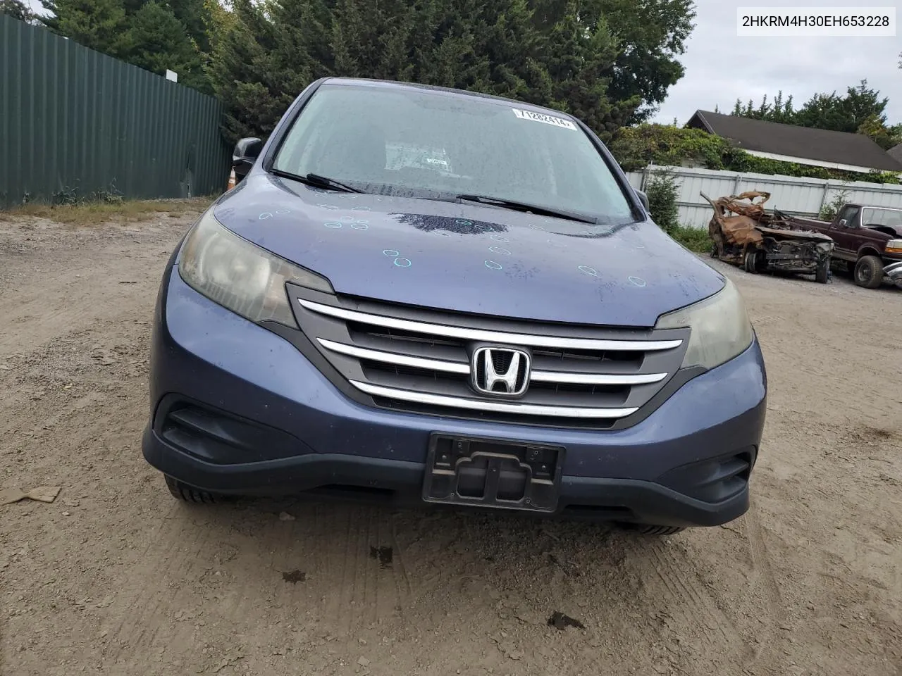 2014 Honda Cr-V Lx VIN: 2HKRM4H30EH653228 Lot: 71282414