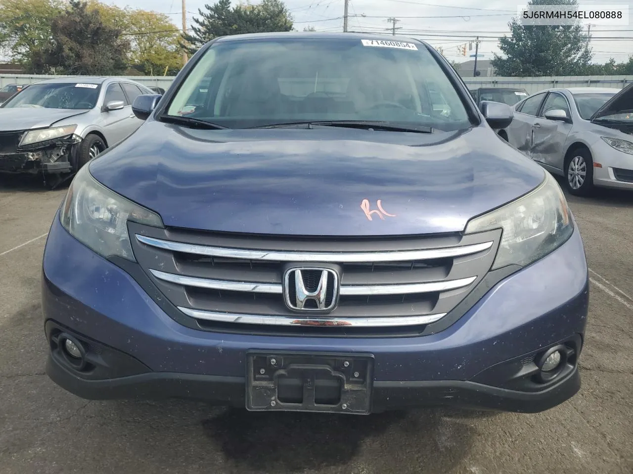 2014 Honda Cr-V Ex VIN: 5J6RM4H54EL080888 Lot: 71460854