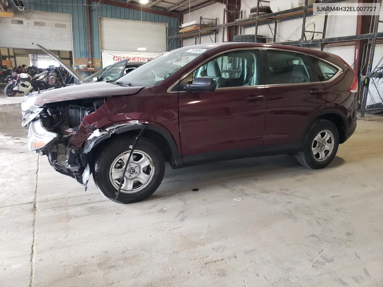 2014 Honda Cr-V Lx VIN: 5J6RM4H32EL007727 Lot: 71538084