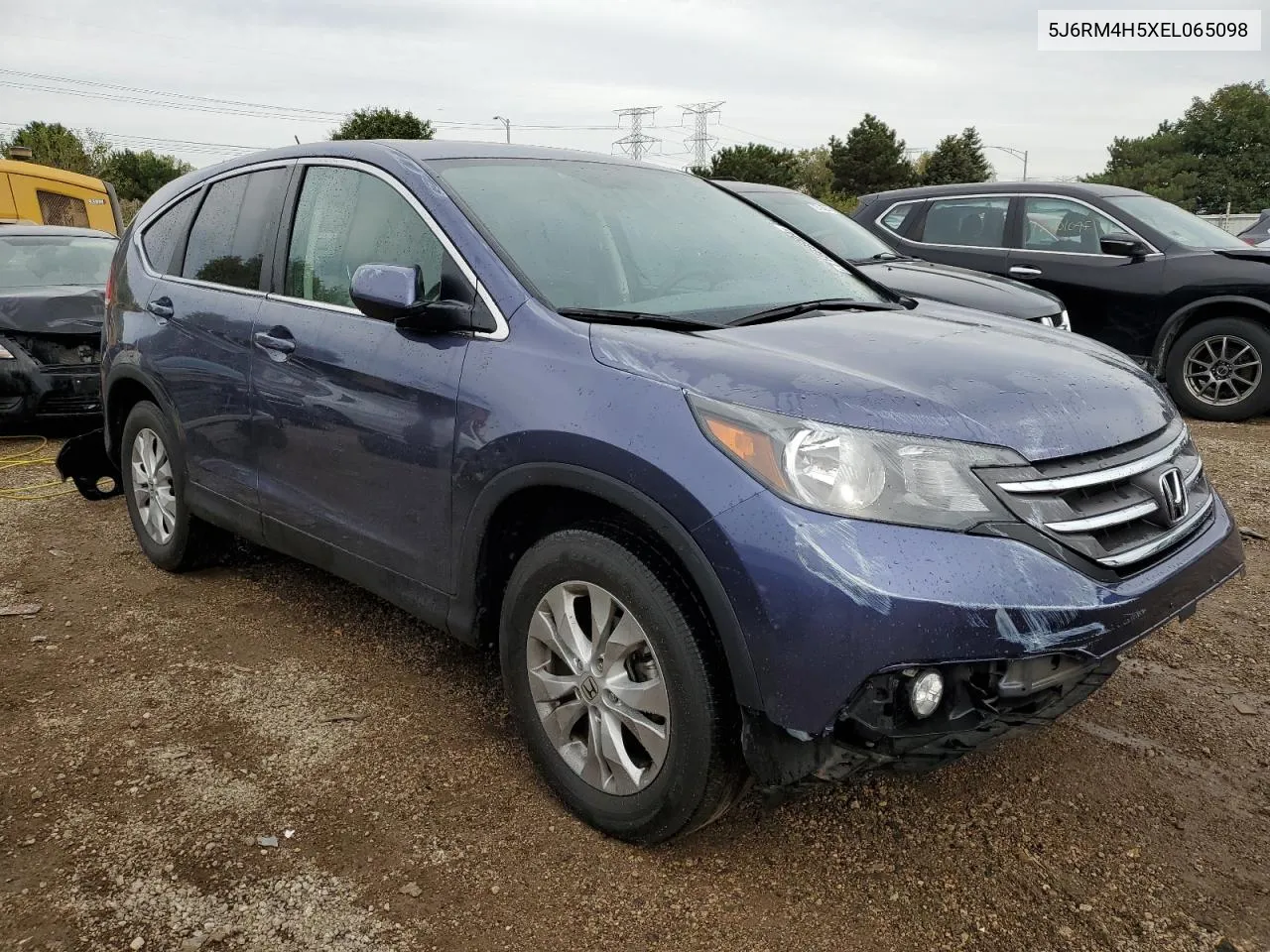 5J6RM4H5XEL065098 2014 Honda Cr-V Ex