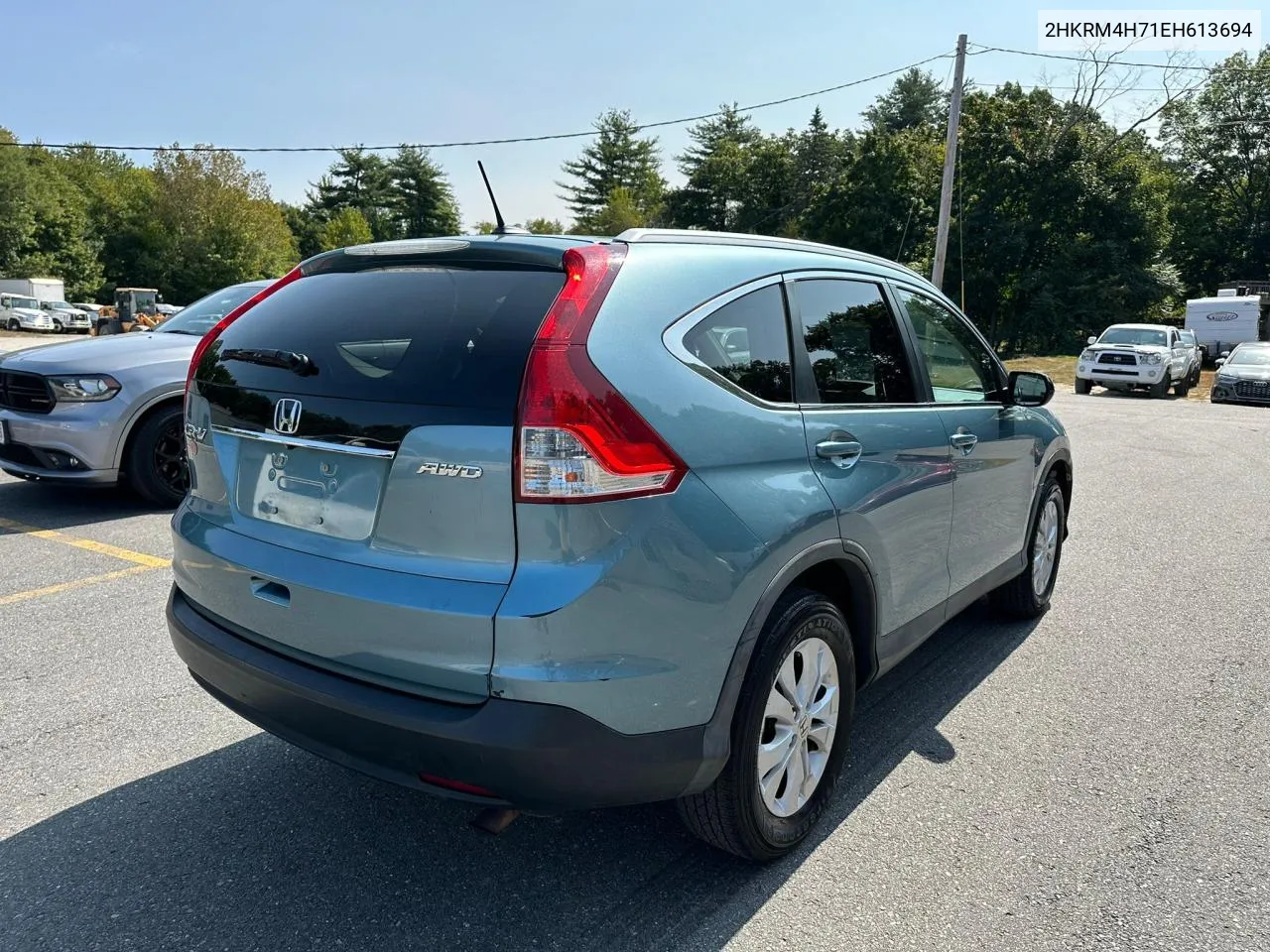 2014 Honda Cr-V Exl VIN: 2HKRM4H71EH613694 Lot: 71572244