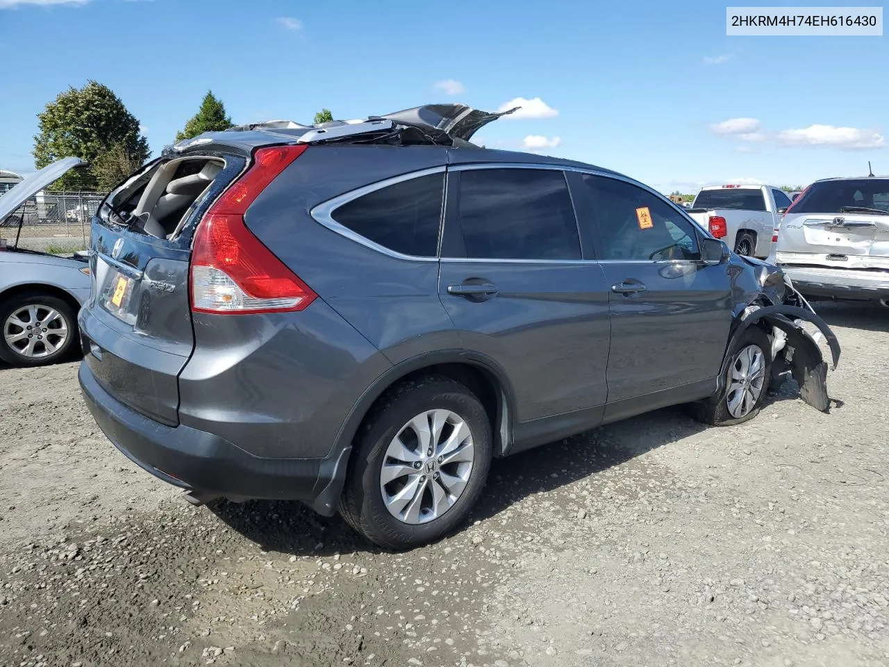 2014 Honda Cr-V Exl VIN: 2HKRM4H74EH616430 Lot: 71590574