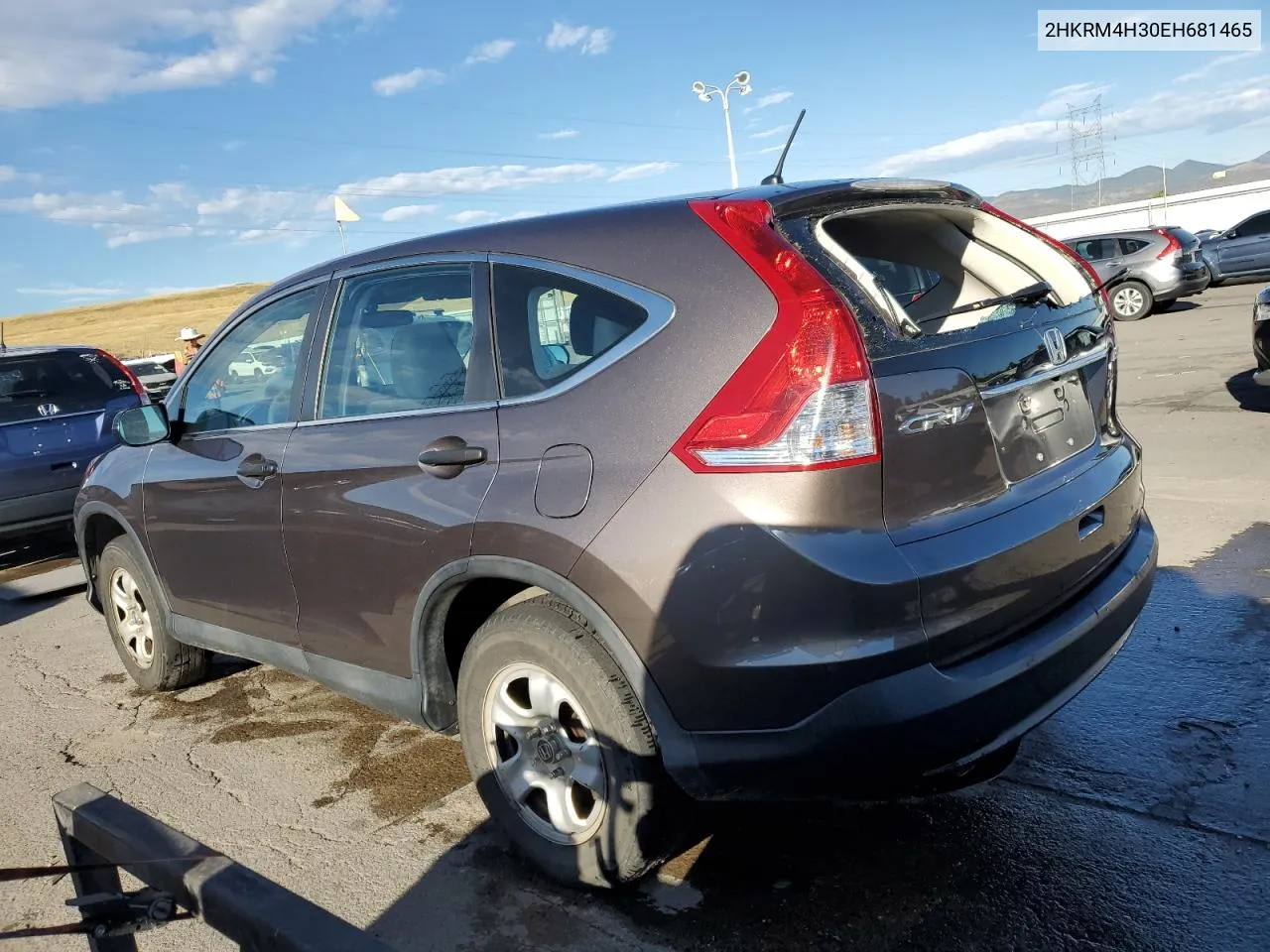 2HKRM4H30EH681465 2014 Honda Cr-V Lx