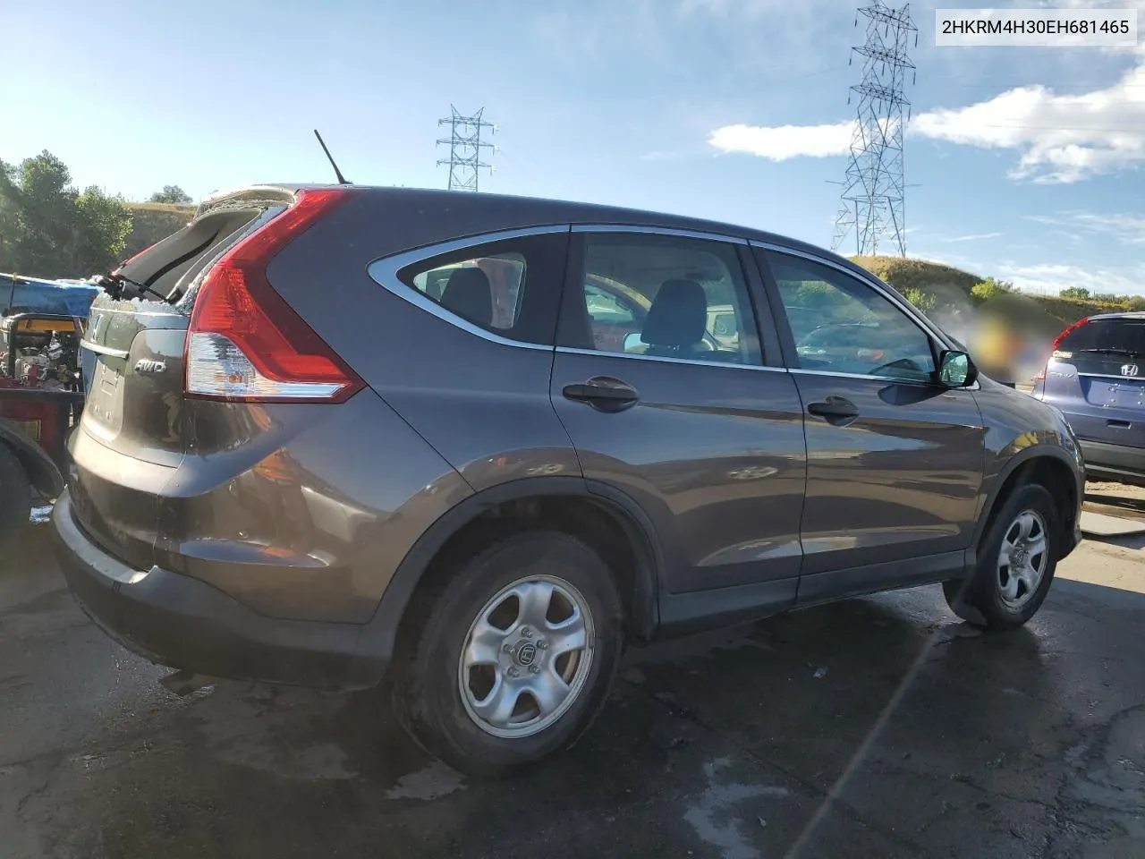 2HKRM4H30EH681465 2014 Honda Cr-V Lx