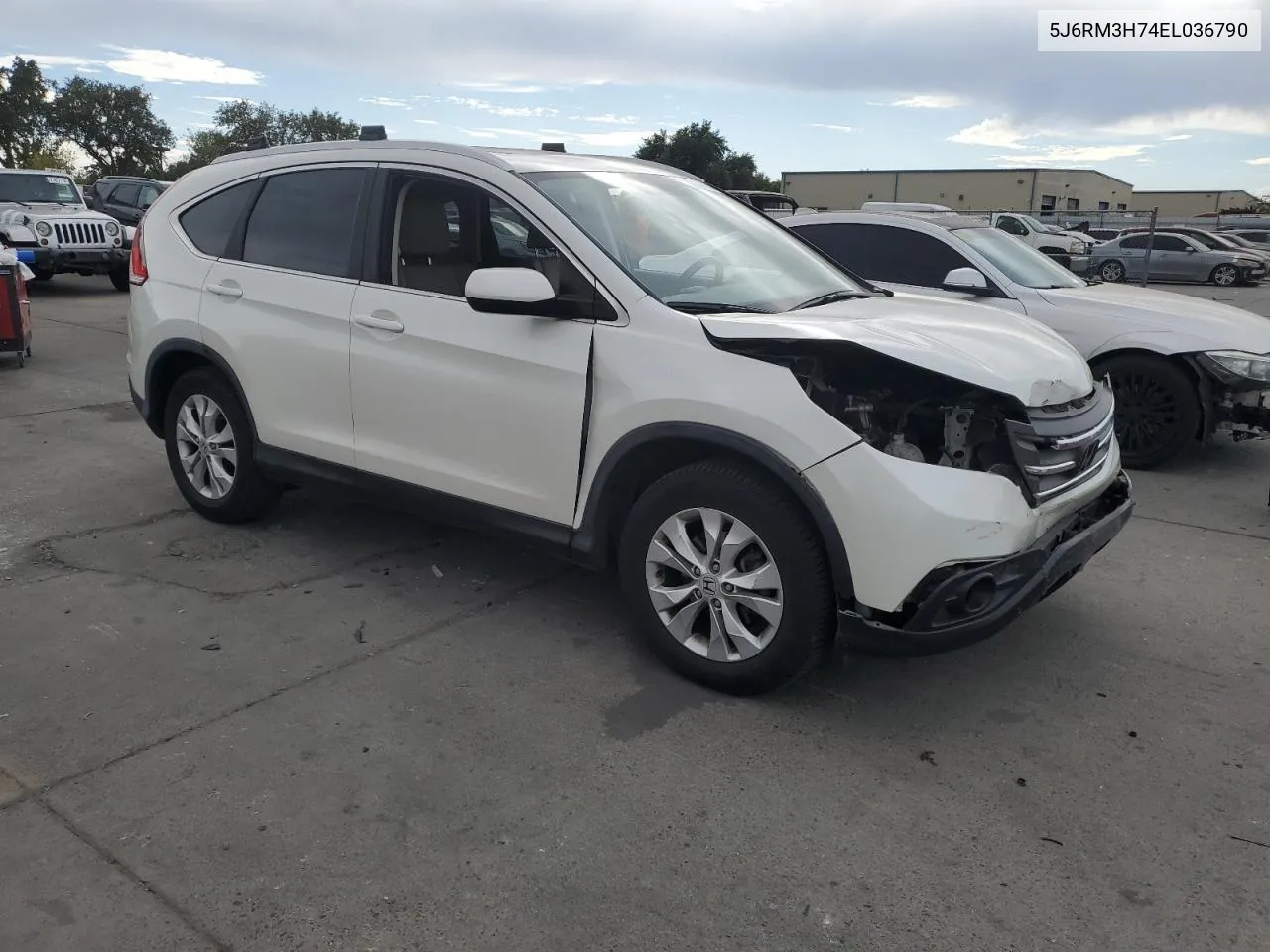 2014 Honda Cr-V Exl VIN: 5J6RM3H74EL036790 Lot: 71634034