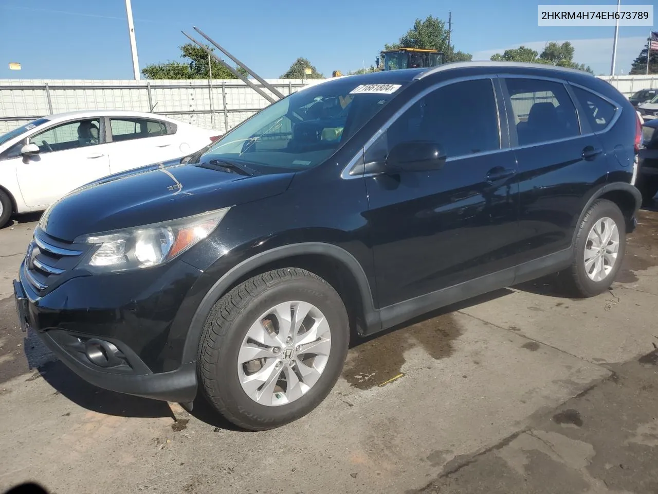 2HKRM4H74EH673789 2014 Honda Cr-V Exl