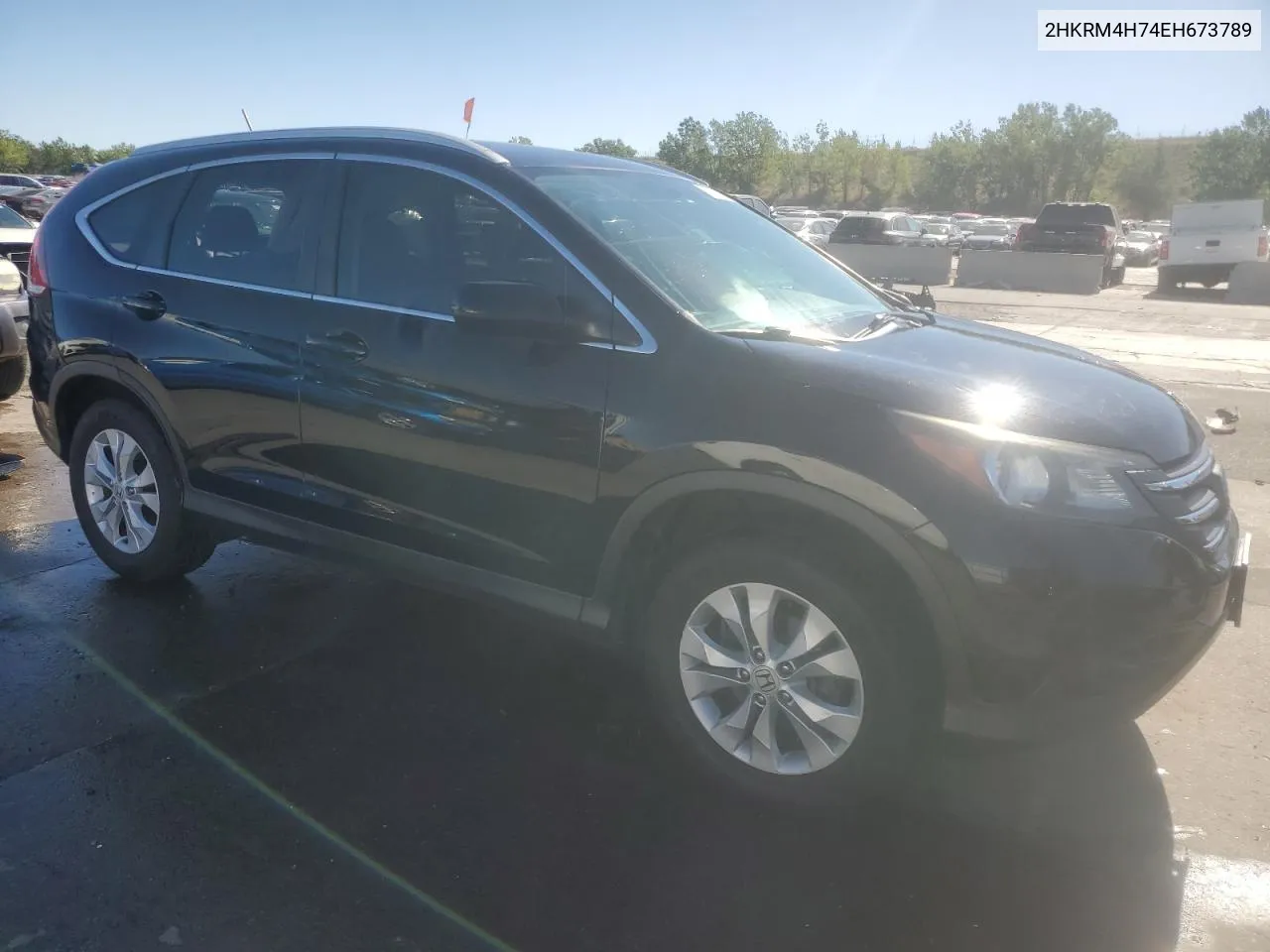 2HKRM4H74EH673789 2014 Honda Cr-V Exl