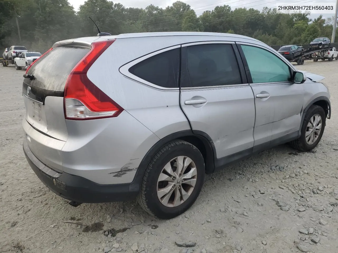 2014 Honda Cr-V Exl VIN: 2HKRM3H72EH560403 Lot: 71712764