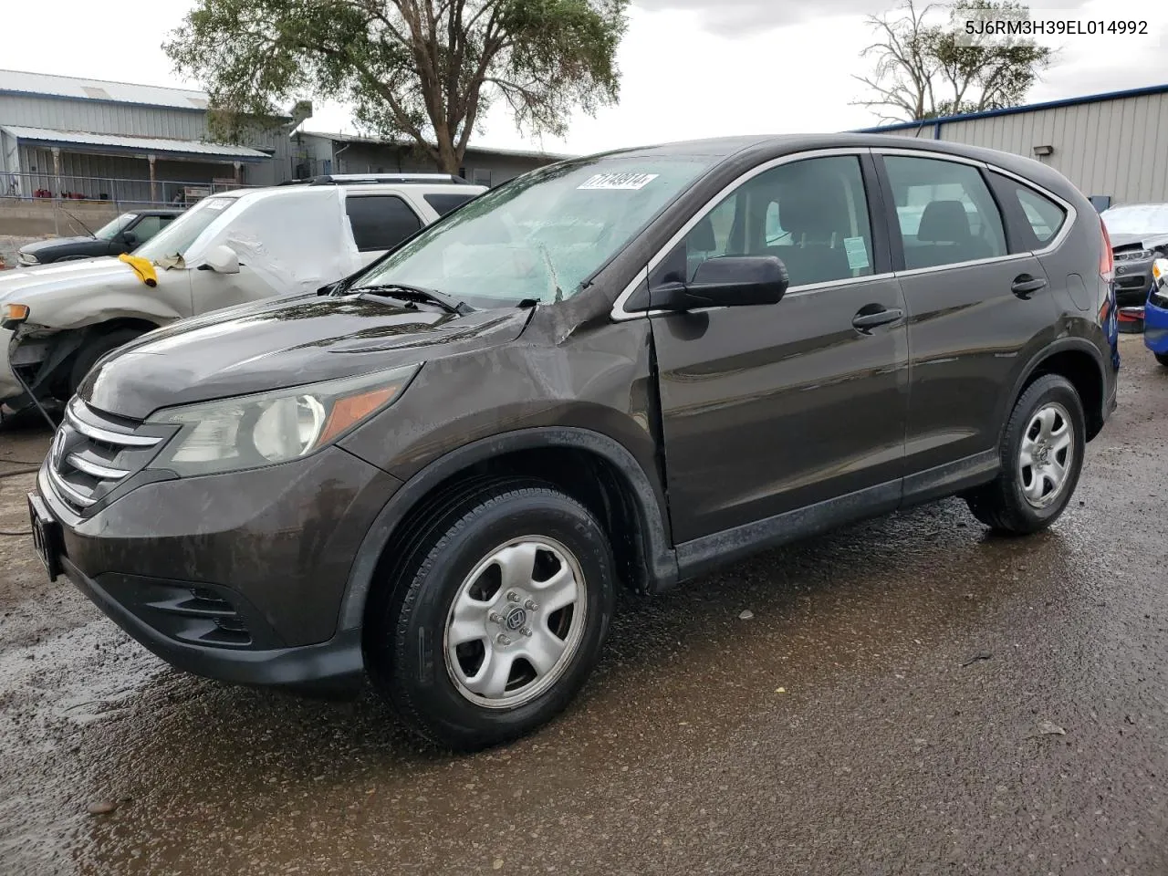 2014 Honda Cr-V Lx VIN: 5J6RM3H39EL014992 Lot: 71749914