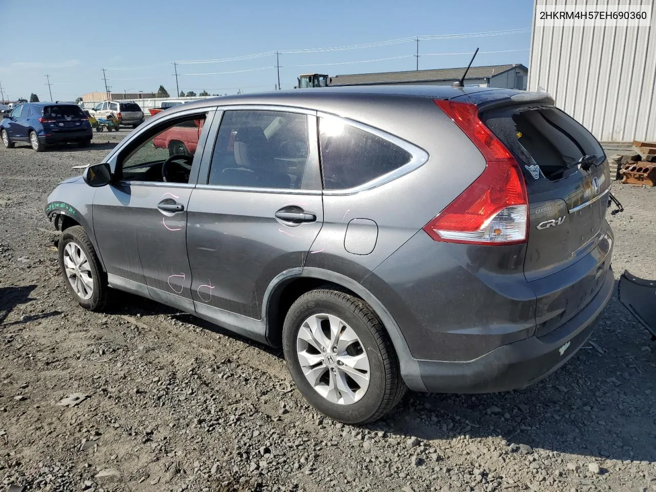 2HKRM4H57EH690360 2014 Honda Cr-V Ex