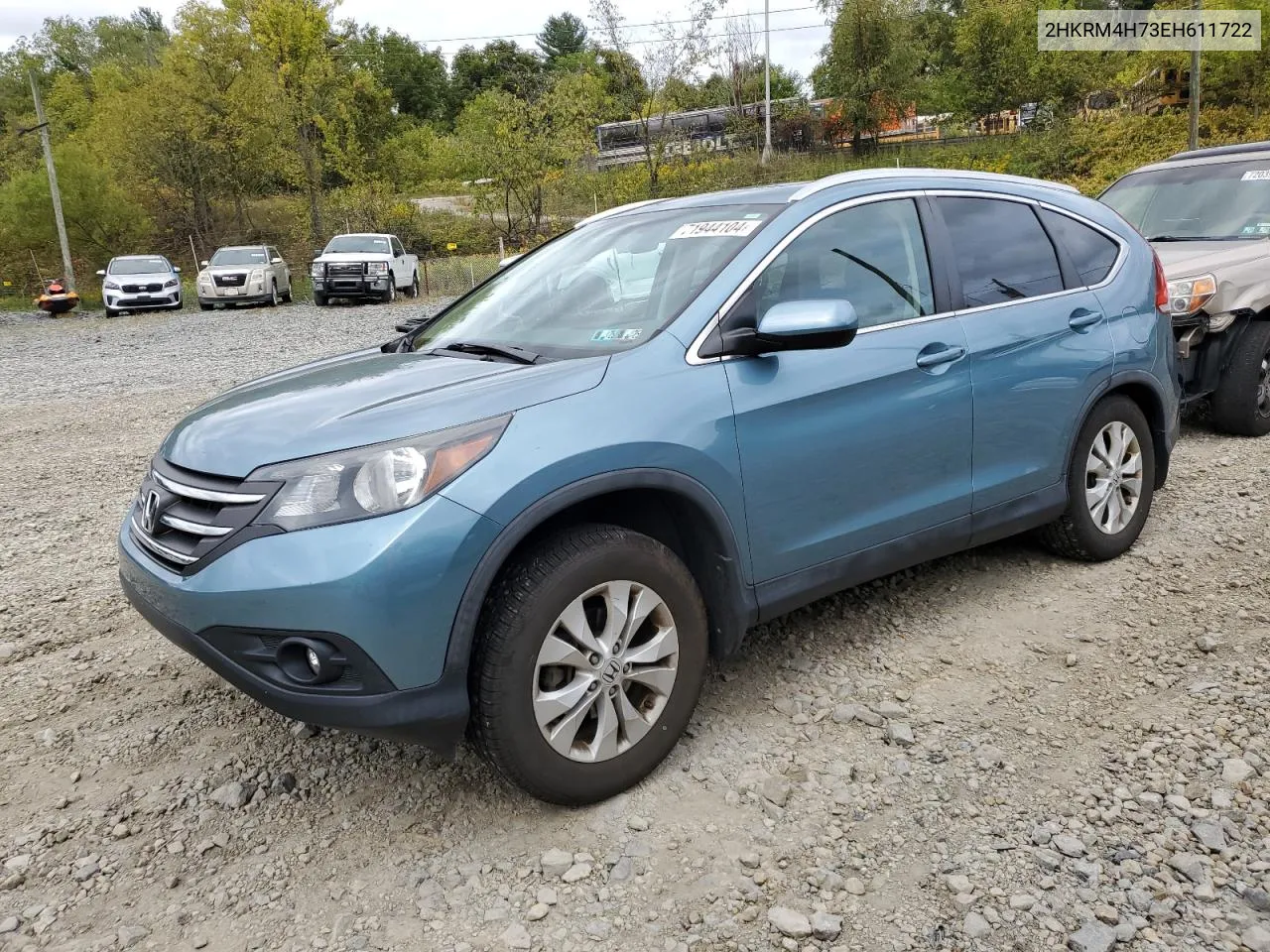 2HKRM4H73EH611722 2014 Honda Cr-V Exl