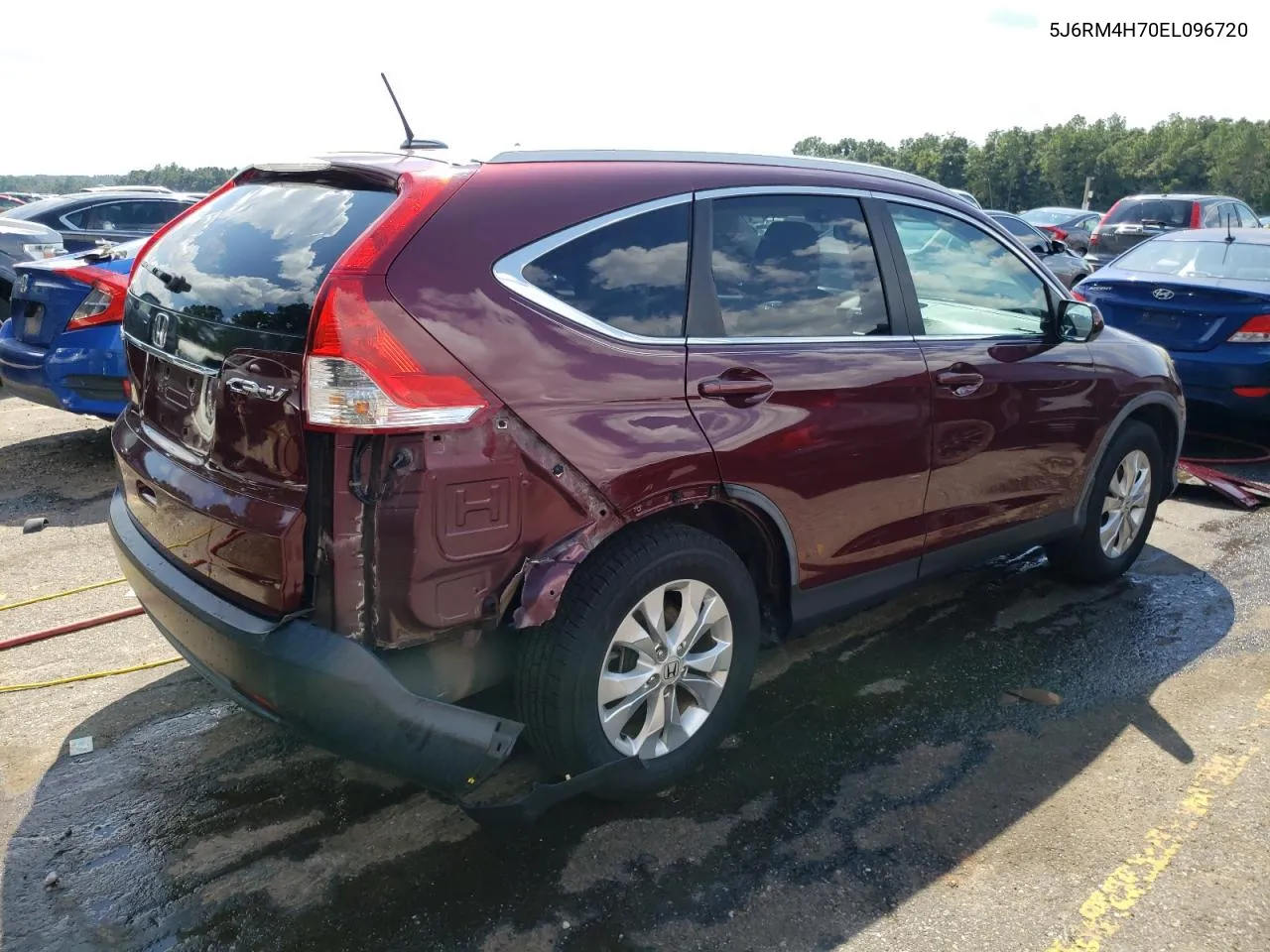 2014 Honda Cr-V Exl VIN: 5J6RM4H70EL096720 Lot: 71946814