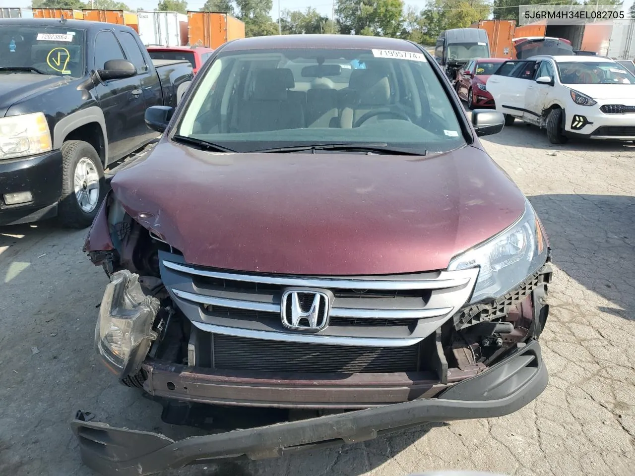 5J6RM4H34EL082705 2014 Honda Cr-V Lx