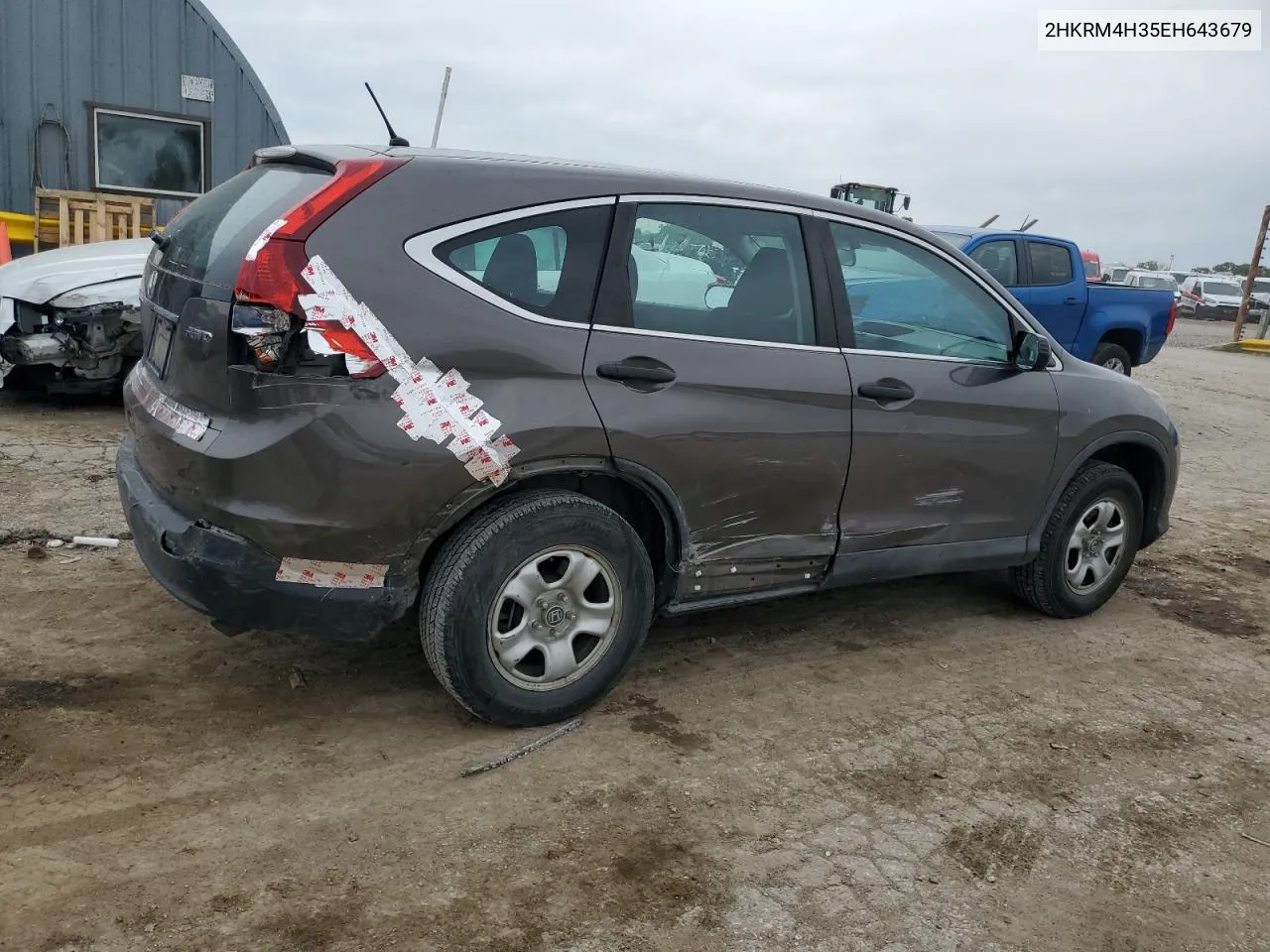 2014 Honda Cr-V Lx VIN: 2HKRM4H35EH643679 Lot: 71998274