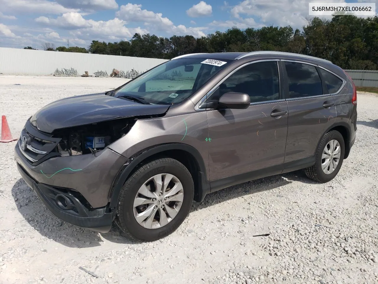 5J6RM3H7XEL006662 2014 Honda Cr-V Exl