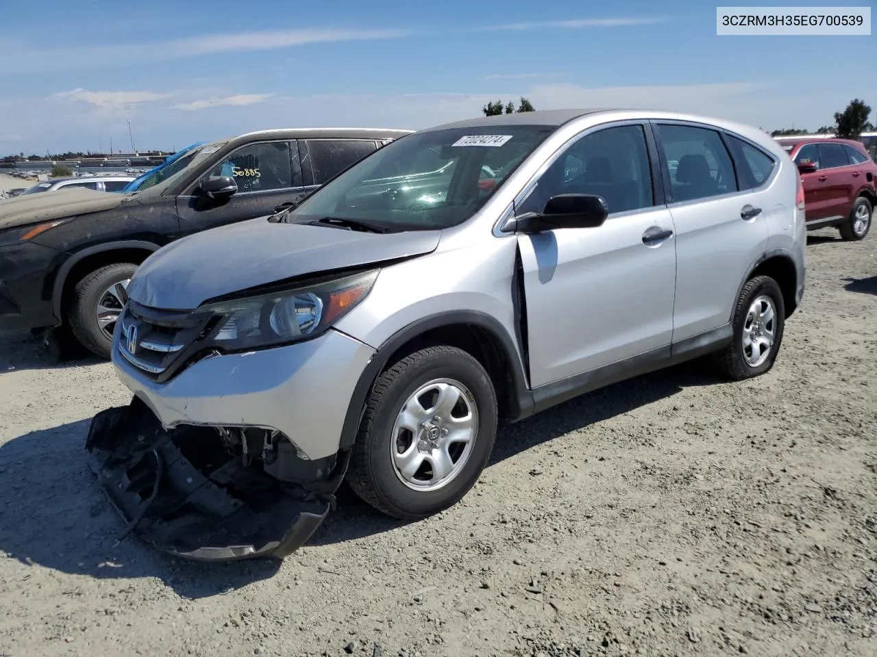 2014 Honda Cr-V Lx VIN: 3CZRM3H35EG700539 Lot: 72024274