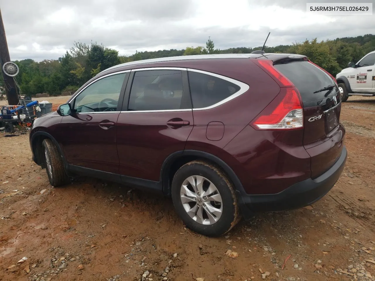 2014 Honda Cr-V Exl VIN: 5J6RM3H75EL026429 Lot: 72115814