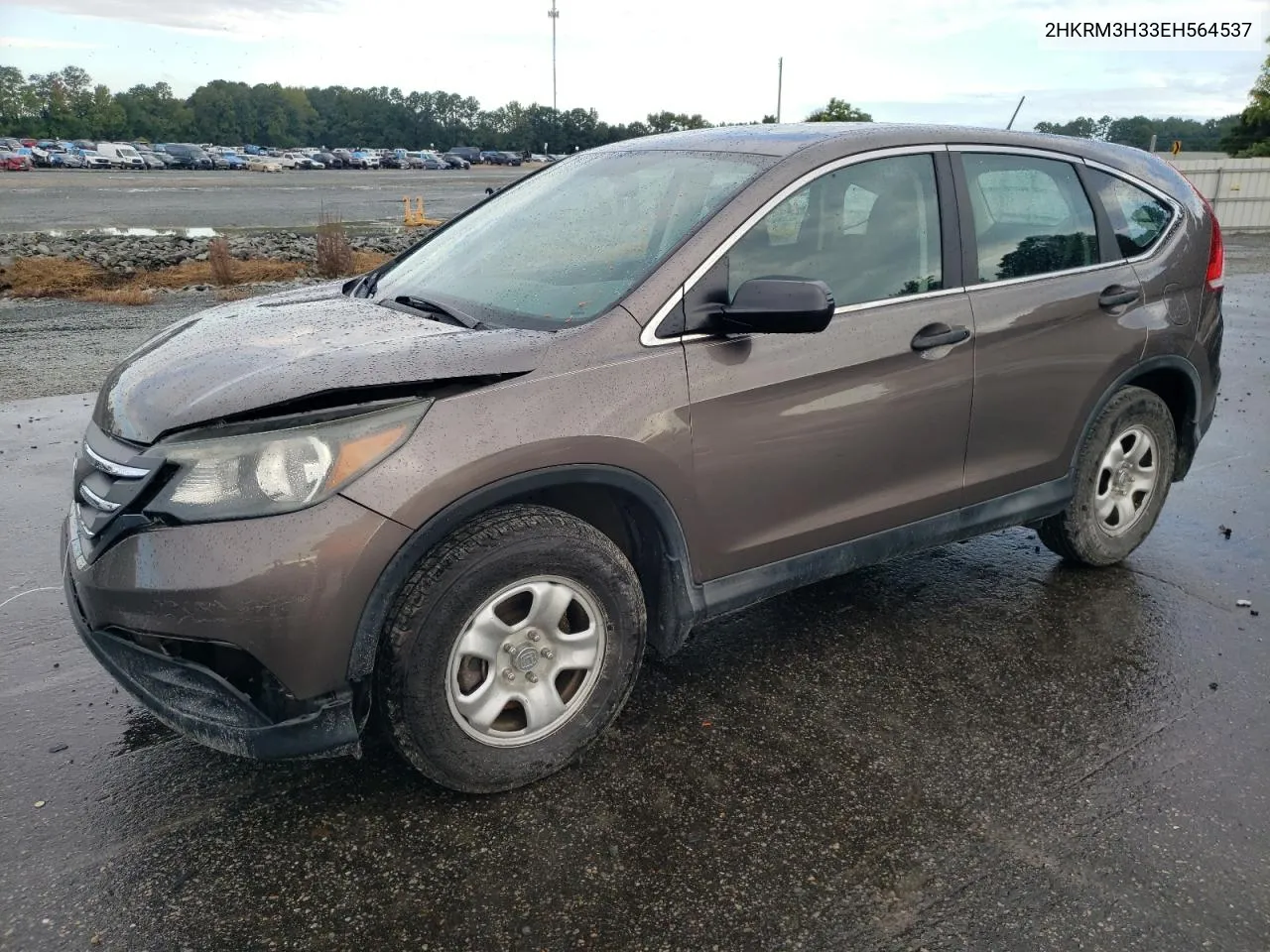 2014 Honda Cr-V Lx VIN: 2HKRM3H33EH564537 Lot: 72132334