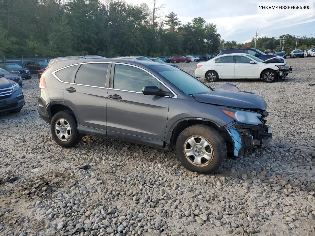 2014 Honda Cr-V Lx VIN: 2HKRM4H33EH686305 Lot: 72144034