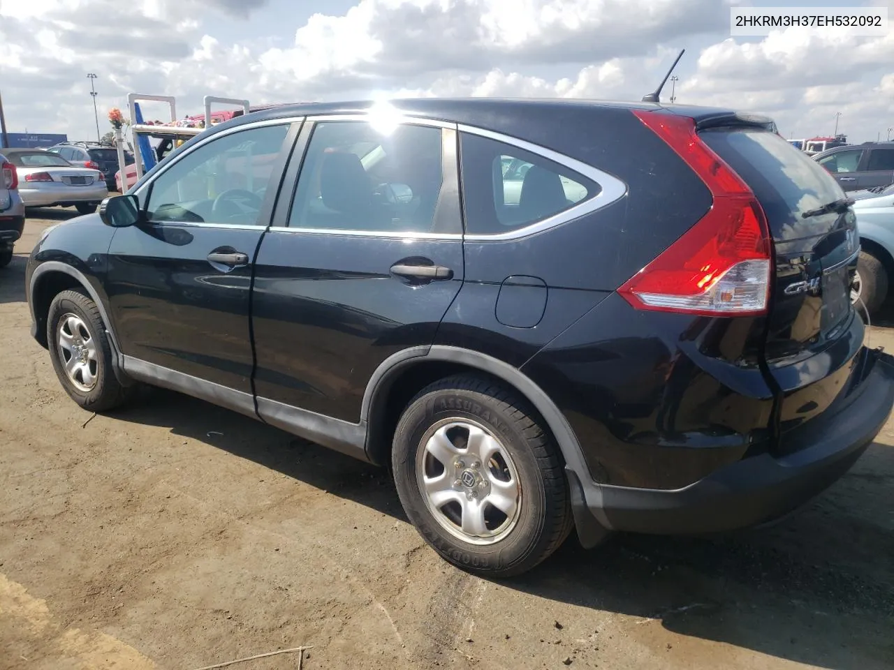 2014 Honda Cr-V Lx VIN: 2HKRM3H37EH532092 Lot: 72196464