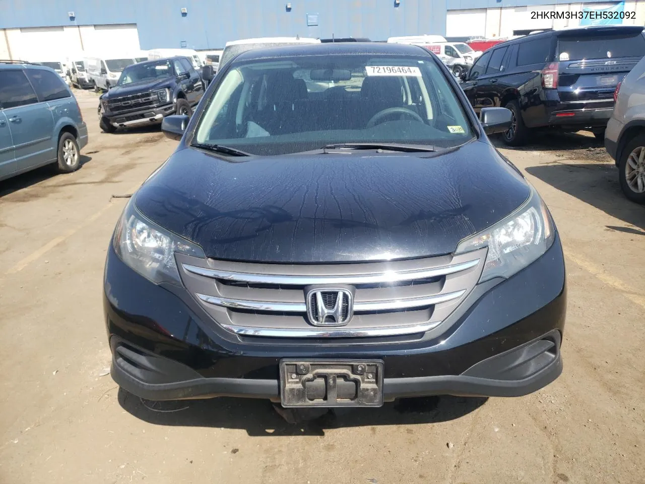 2014 Honda Cr-V Lx VIN: 2HKRM3H37EH532092 Lot: 72196464