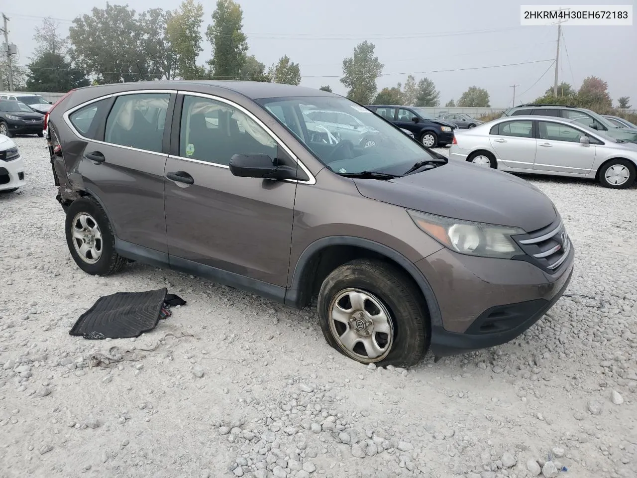 2HKRM4H30EH672183 2014 Honda Cr-V Lx