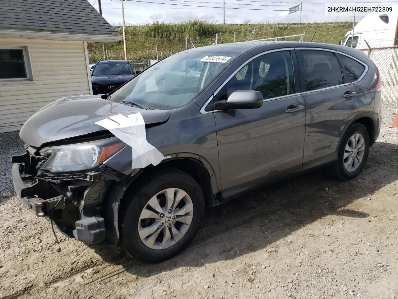 2014 Honda Cr-V Ex VIN: 2HKRM4H52EH722809 Lot: 72247674