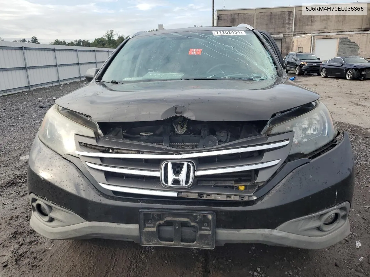 2014 Honda Cr-V Exl VIN: 5J6RM4H70EL035366 Lot: 72252434