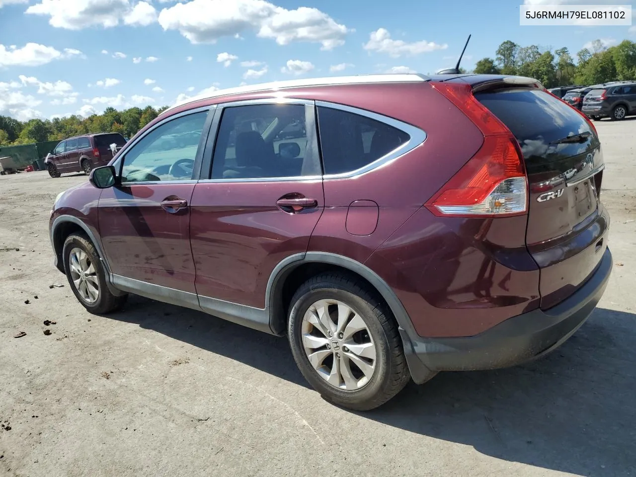 2014 Honda Cr-V Exl VIN: 5J6RM4H79EL081102 Lot: 72267654