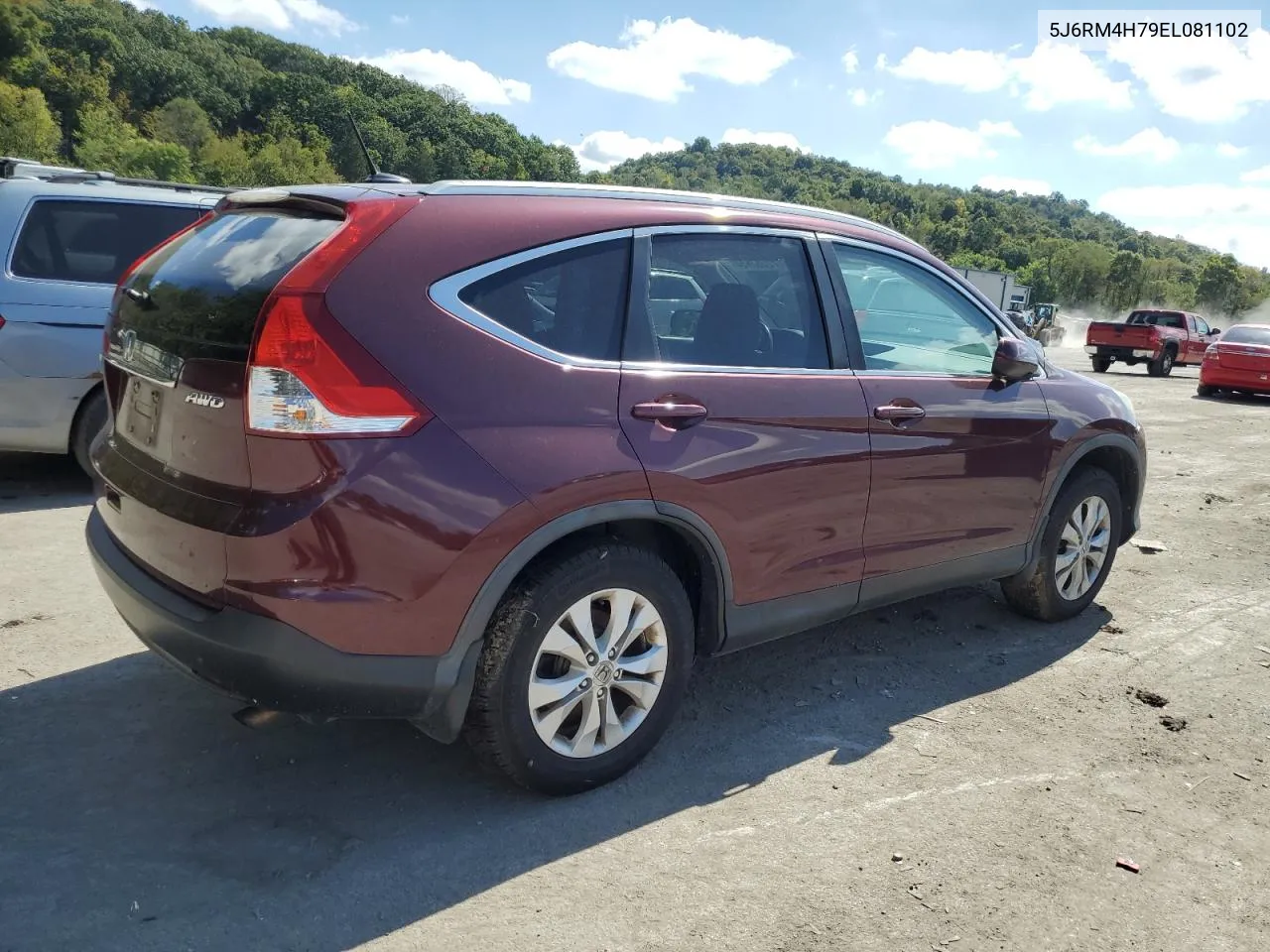 2014 Honda Cr-V Exl VIN: 5J6RM4H79EL081102 Lot: 72267654