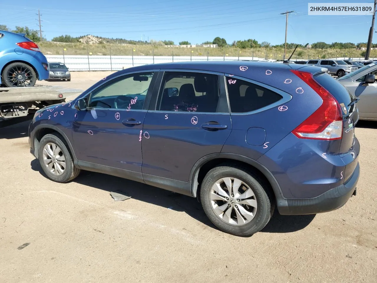 2HKRM4H57EH631809 2014 Honda Cr-V Ex