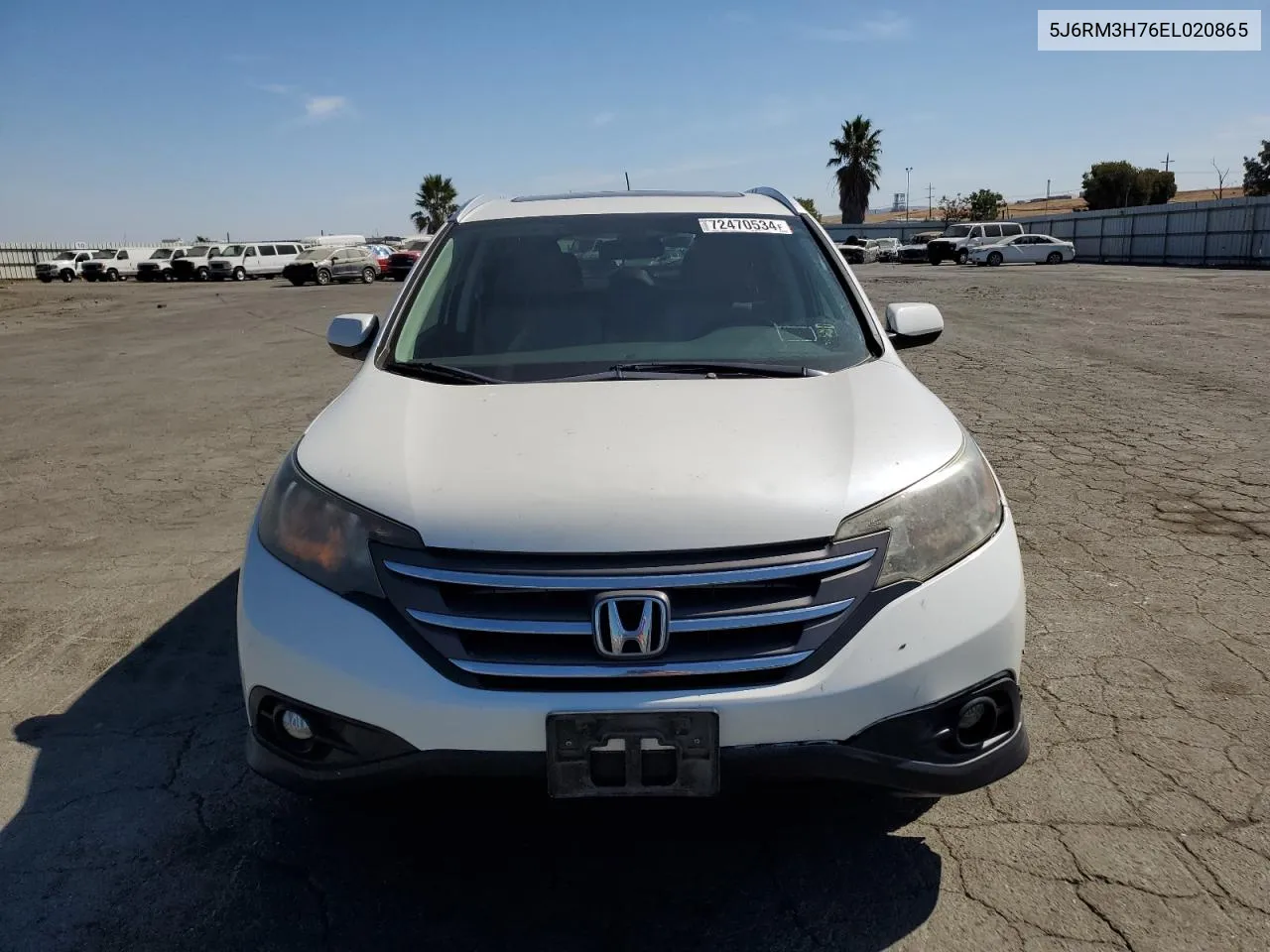 5J6RM3H76EL020865 2014 Honda Cr-V Exl