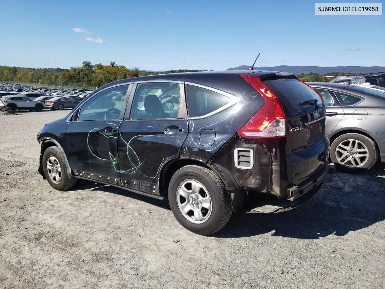 2014 Honda Cr-V Lx VIN: 5J6RM3H31EL019958 Lot: 72523324