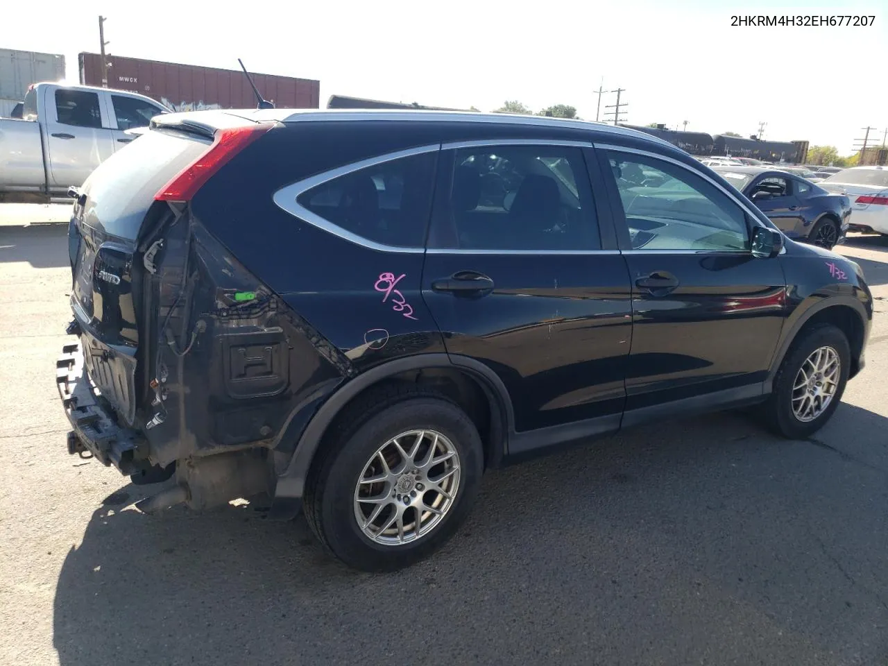 2HKRM4H32EH677207 2014 Honda Cr-V Lx