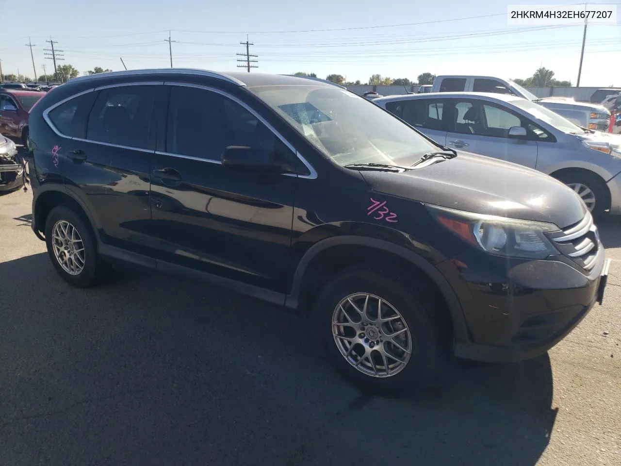 2HKRM4H32EH677207 2014 Honda Cr-V Lx