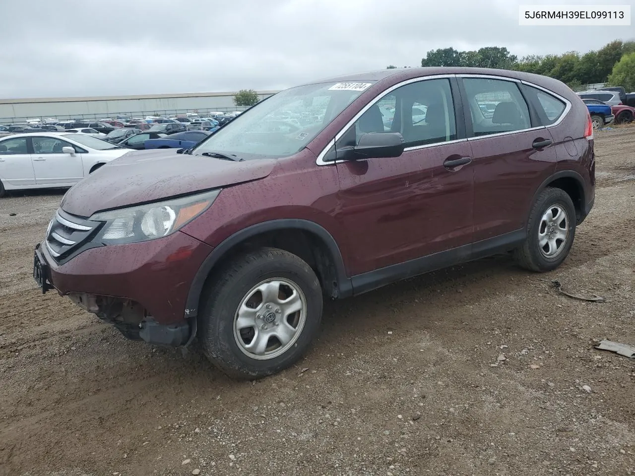 2014 Honda Cr-V Lx VIN: 5J6RM4H39EL099113 Lot: 72551104